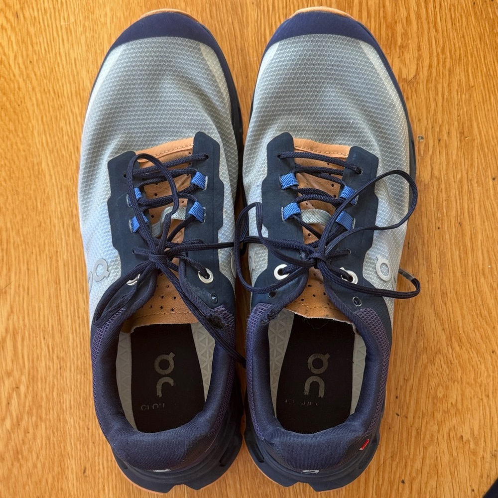 On Running Women's Navy and Gray Athletic Shoes